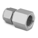 Stainless Steel Swagelok Tube Fitting, Female Connector, 6 mm Tube OD x 1/8 in. Female ISO Parallel Thread - SS-6M0-7-2RP - 316 Stainless Steel - 6mm - Swagelok® Tube Fitting - 1/8 in. - Female ISO Parallel Thread